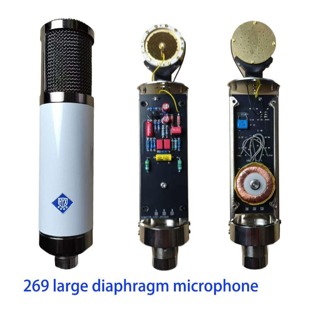 Professional 269 Circular Output Large-Diameter Diaphragm Capacitive Microphone