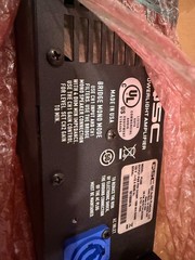QSC PowerLight 3 PL340 4000W Pro Power Amplifier 120V Rack Amp Very Clean Tested