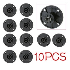 For Neutrik NL4MP-ST 10x Female SpeakON 4 Pole Panel Mount w/ Screw Terminals