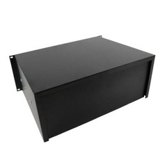 4U Professional Rack Case 19″ Steel Plate DJ Drawer Equipment Cabinet with Key