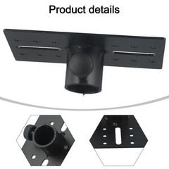 Reliable Rotatable Speaker Stand Adapter Compatible with Various Models