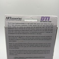 ART DTI Dual Transformer Isolator passive 2-Channel Hum Eliminator Ground Loop