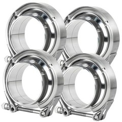 2.5 inch V Band Clamp, Exhaust V Band Clamp 2.5 inch with Male 2.5inch-4pcs