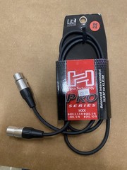 HOSA Pro Series HXX-005 Balanced XLR Interconnect – 5 ft – XLR3F to XLR3M – New