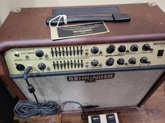Behringer ACX1800 ultracoustic amplifier 180 watts excellent condition.