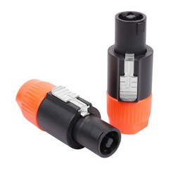 Blue Orange Speakon Connector Kit – NL4FC NL4FX NL2FC Pro PA Audio Male Adapter