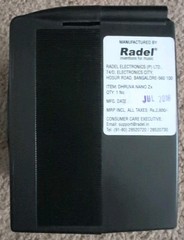 Radel Electronic Shruti Box Musical Instrument W/Case