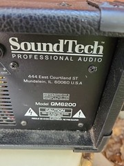 Quick Mix 6 Soundtech QM6200 PROFESSIONAL AUDIO Sound Mixer System