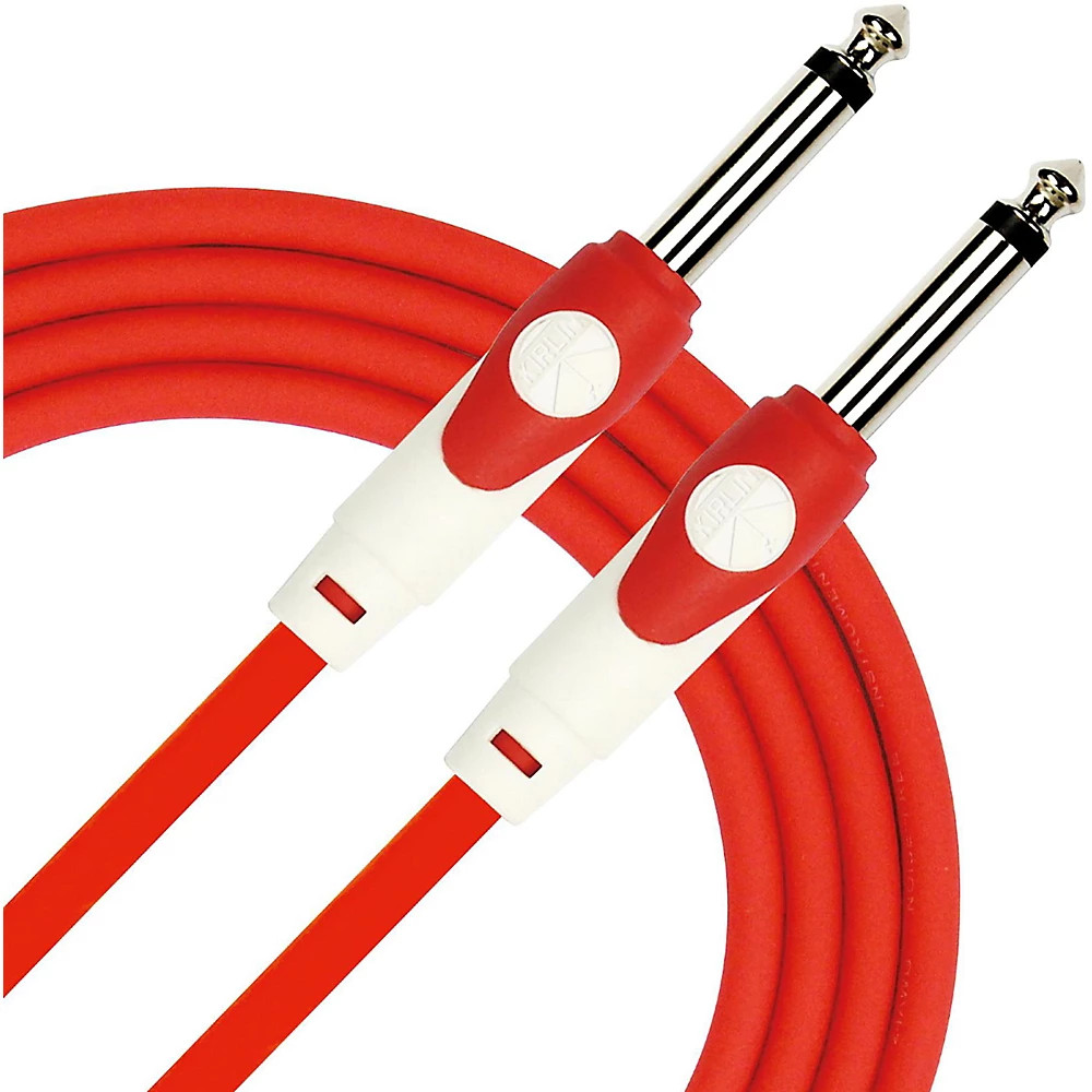 KIRLIN LightGear Instrument Cable 10ft with PVC Jacket Red