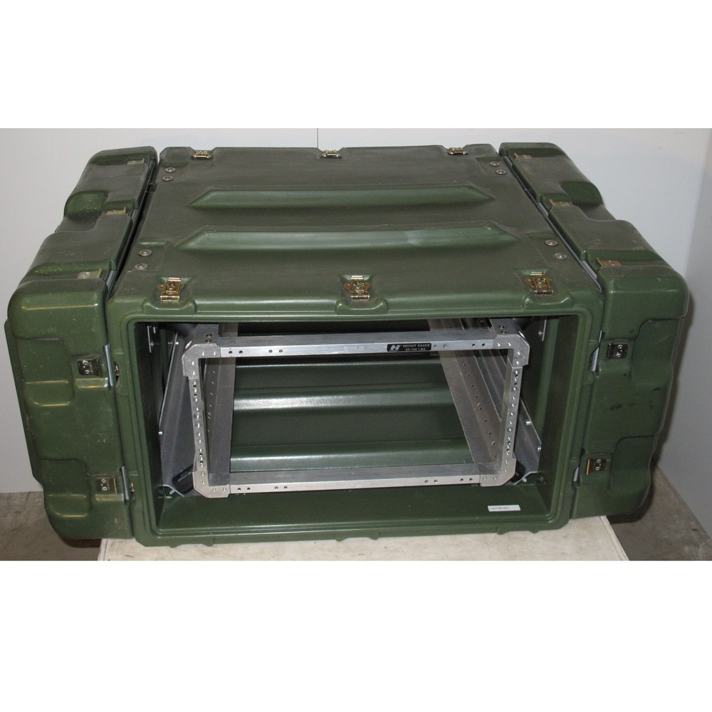Rackmount 05U x25 Hardigg Mid Rail Wheel Plate Shock Mount 19″ Pelican 80-100 lb