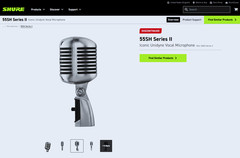 Fake Chinese 55SH dynamic cardioid microphone w accessories PLEASE READ # 2