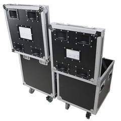 ProX XS-UTL47 PKG2 1 Large+1 Medium Utility ATA Flight Travel Case+4″ Casters