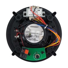 Rockville Commercial Amplifier+4) 5.25″ 2Way Black Ceiling Speakers 4 Restaurant