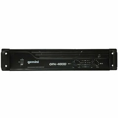 Gemini Pro GPA-4800 4000W 2 Channel Power DJ Amplifier 2U Rack Mount Amp Stereo