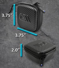 CASEMATIX Carry Case For Artiphon Orba 2 Handheld Synth – Black Carry Case Only