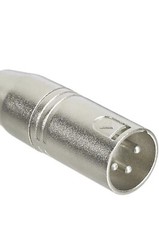 Amazon Basics XLR Male to 1/4 Inch (6.35 mm) TRS Adapter Silver NEW!!!!