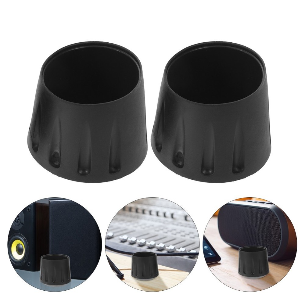 6pcs Microphone Stand Rubber Foot Pads – 35MM Rubber Speaker Isolation Feet