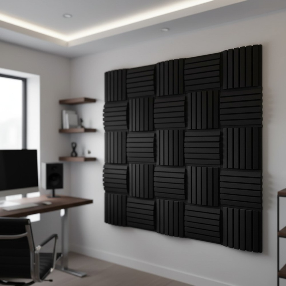 24 Packs Curved Acoustic Foam Panels – 2