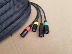 200 FT 4Channel CAT-6 Snake Tactical Shielded w/Neutrik Ethercon Digital Audio