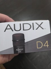 Audix D4 Dynamic Microphone New In Box!! 🔥 Awesome Item 🔥