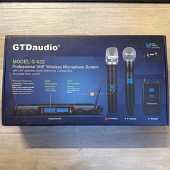 GTDaudio G-622H 2×100 Channel UHF Wireless Microphone System