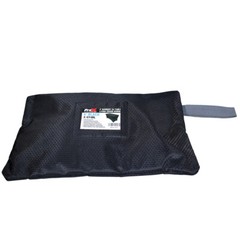 Pro X 4 Ft. Open Back Spandex Table Cover Scrim – Black