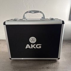 Empty AKG Protective Hardshell Flight Case For C214 Microphone (Case Only)