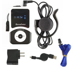 ® ATG-100R 195mHz Receiver Earphone for Wireless Tour Guide System ATG-100T T…