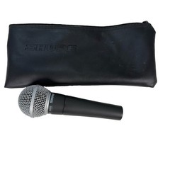 Shure SM58 Wired Dynamic Vocal Microphone – EXC Cond. Includes Zipper Pouch