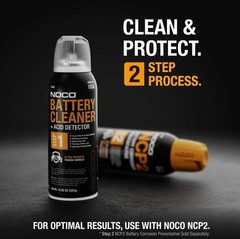 NOCO E404 12.25 Oz Battery Terminal Cleaner Spray (2-Pack)