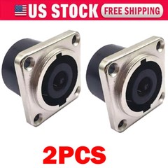 2x For Speakon Neutrik NL8MPR Loudspeaker/Amplifier 8 Pole Panel Connector