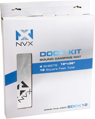 SDDK12 12 Square Feet of Sound Dampening Material 4-Door Kit – Four 12″ X 36″ Pi
