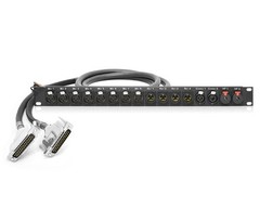 16Ch Laser-Engraved Rack Panel to DB25 | Mogami 2934 & Neutrik Connectors | 40FT