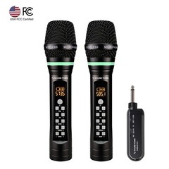 Sound Town Metal 100 Channel UHF Wireless Portable Mic System (SWM01-U2HH)