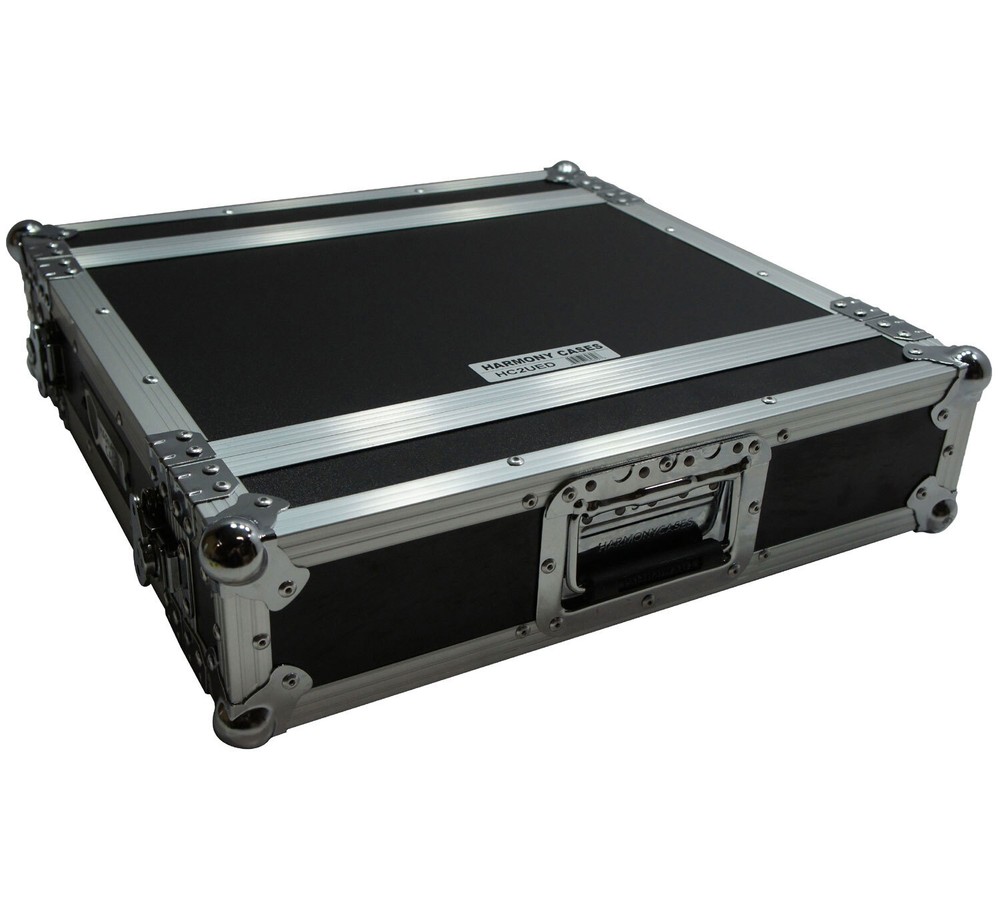 Harmony Cases HC2UED Pro DJ Flight 2U FX Effect 16″ Depth Road Vertical Case
