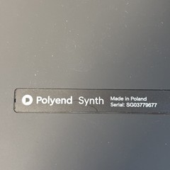 Polyend Synth Black 8-Voice Polyphonic Desktop Multi-Engine Synthesizer 9677