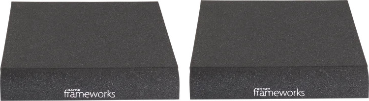 Gator Frameworks GFW-ISOPAD-MD Studio Monitor Isolation Pads – Medium