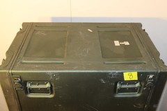 Aluminum EDAK MILEX 12U 19×19 Rack Mount Case With Accessory Door in 1 Lid