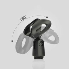 4Pcs Adjustable Universal Microphone Mount Clip Clamp Holder for All Mic Stand