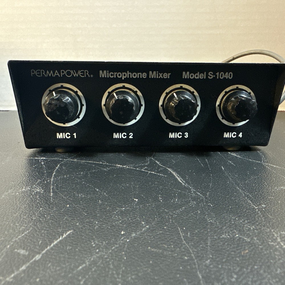 Permapower Microphone Mixer Model S-1040