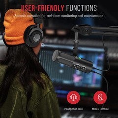XLR USB Podcast Dynamic Microphone for Streaming Tank3 FIFINE XLR USB Studio