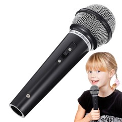 Prop Microphone Speech Practice Stage Mic Toy Pretend Play Mics Smooth