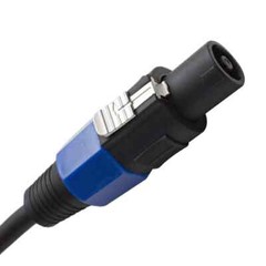 Pair of 10 Foot Speakon to Speakon PA DJ Speaker Cables Twist Lock Cords
