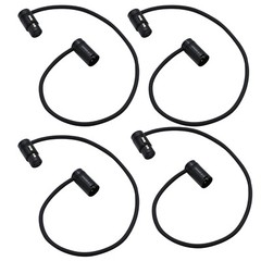 4Pack 3-Pin XLR Female to 3-Pin XLR Male Adjustable-Angle Cable for Recorder