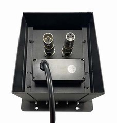 PROCRAFT MINI GAP LID FEED-THRU RECESSED Stage Pocket/Floor Box w/ 1) WIRED AC 1