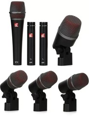 sE Electronics V-PACK-ARENA Drum Microphone Pack w/ Clamps & Case