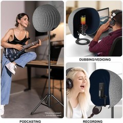2024 Microphone Isolation Shield – Professional Studio Gear