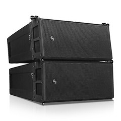 Sound Town Pair 2×6.5″ Powered Line Array Speaker,4 Presets(ZETHUS-A26PW-PAIR)