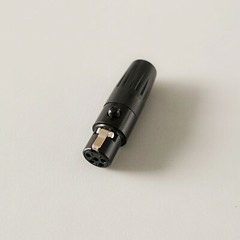 20,Mini XLR Connector – 5 Pin Female Plug for Microphone and Audio Cables
