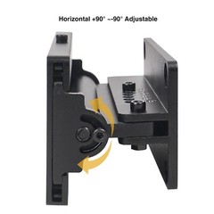 Sound Town 2-Pack Speaker Wall Brackets Angle Adjustment 4.25″ x 2″(CWB-1A-PAIR)